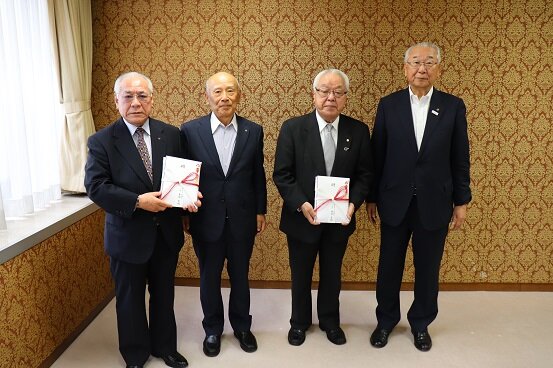 令和5年度札幌まつり振興会 敬神講社および札幌山車保存会への助成金贈呈式
